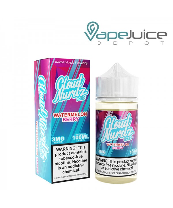 ICED Watermelon Berry TFN Cloud Nurdz 100ml