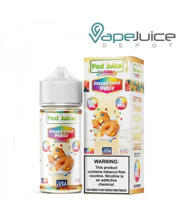 Glazed Donut Peblz Pod Juice TFN 100ml