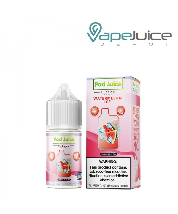 Watermelon Ice Pod Juice PJ5000 TFN Salt 30ml