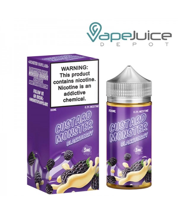 Blackberry Custard Monster eLiquid 100ml
