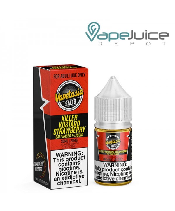 Killer Kustard Strawberry Vapetasia Salts 30ml
