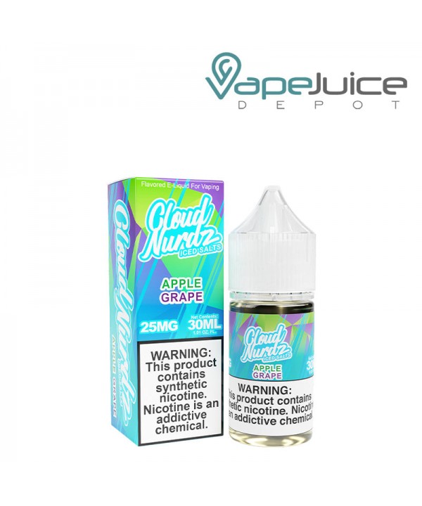 Apple Grape ICED TFN Salts Cloud Nurdz 30ml