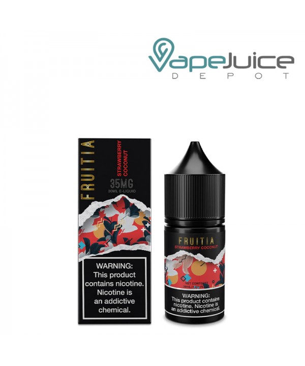 Strawberry Coconut Salt Fruitia Fresh Farms 30ml