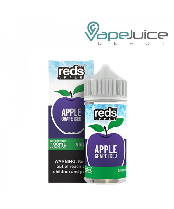 Grape Iced 7Daze Reds Apple eJuice 100ml