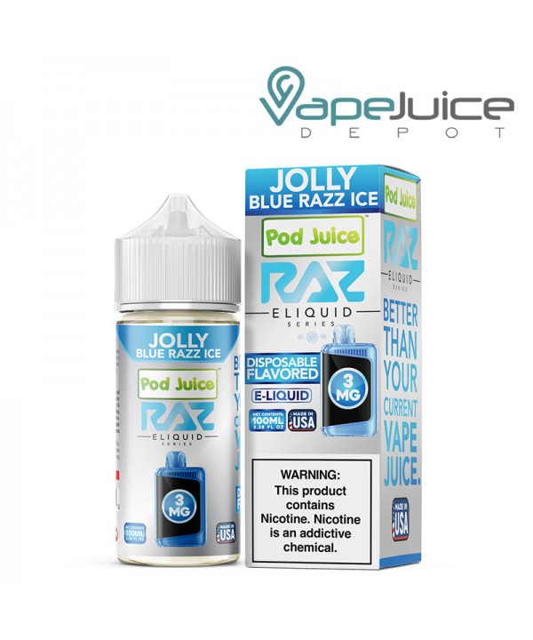 Jolly Blue Razz Ice Pod Juice X Raz TFN 100ml