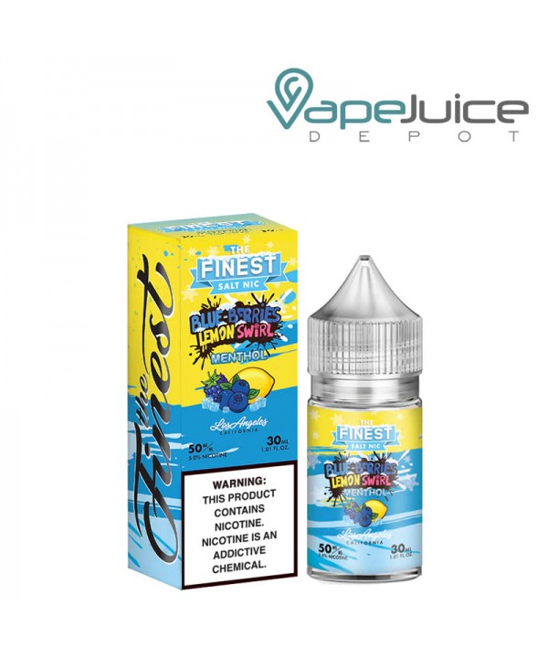 Blue Berries Lemon Swirl Menthol Finest SaltNic Se...