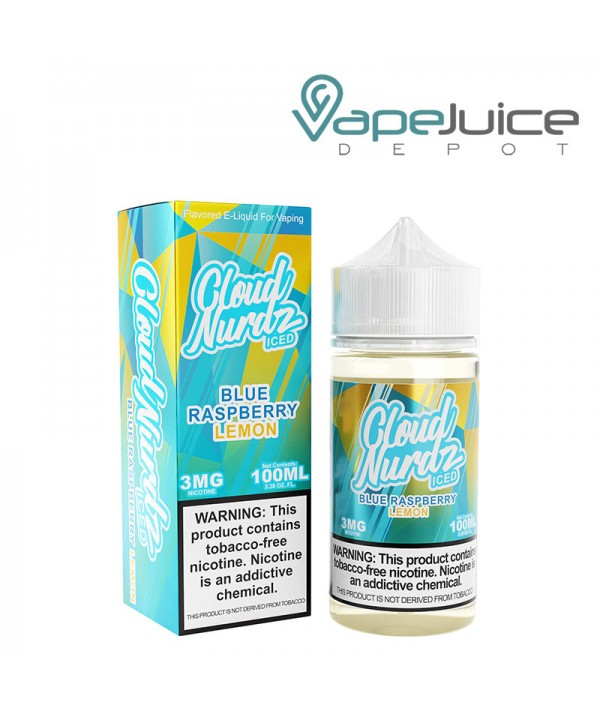 Iced Blue Raspberry Lemon TFN Cloud Nurdz 100ml