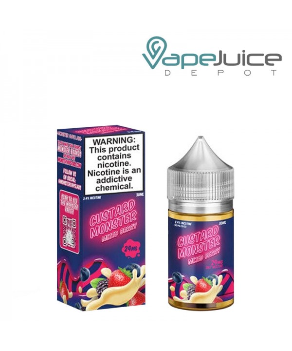 Mixed Berry Custard Monster Salts 30ml
