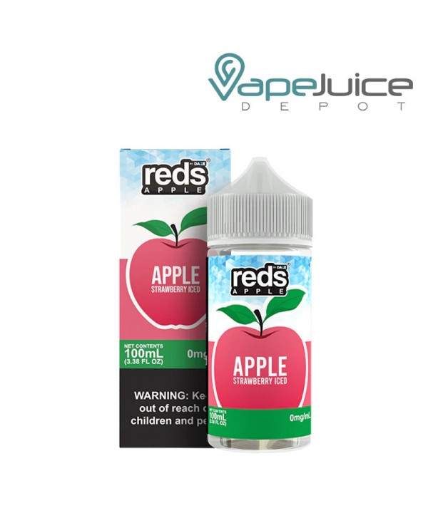 Strawberry Iced 7Daze Reds Apple eJuice 100ml