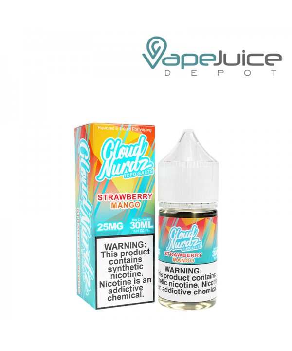 Strawberry Mango ICED TFN Salts Cloud Nurdz 30ml