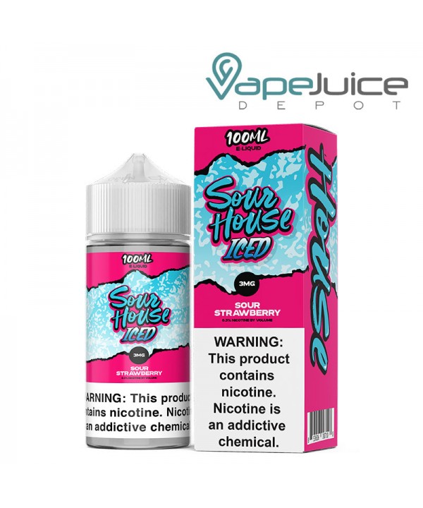 Strawberry Iced Sour House eLiquid 100ml