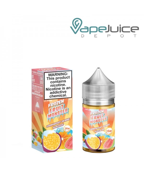 Passionfruit Orange Guava Ice Frozen Fruit Monster Salt 30ml