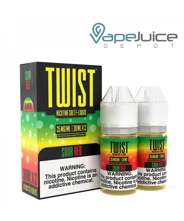 Sour Red Twist Salt E-Liquid 60ml