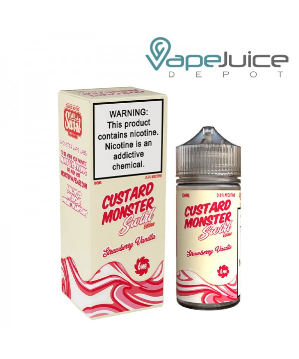 Strawberry Vanilla Custard Monster Swirl 100ml
