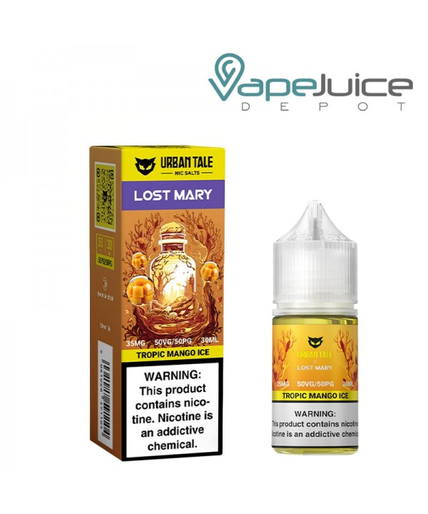 Tropical Mango ice Urban Tale x Lost Mary Salt 30m...