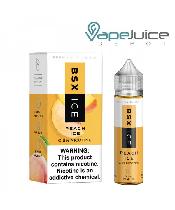 Peach Ice Glas Basix TFN eLiquid 60ml