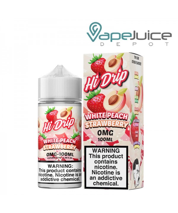 White Peach Strawberry Hi-Drip eLiquid 100ml