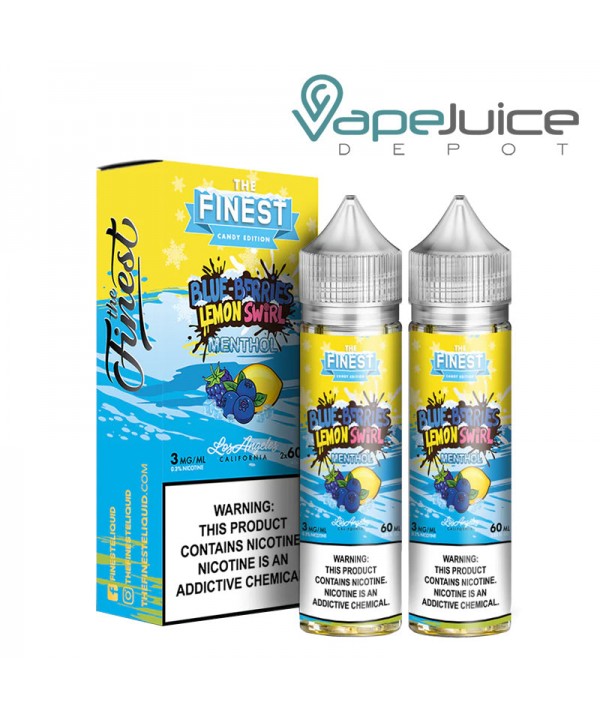 Blue Berries Lemon Swirl on ICE Finest Sweet & Sour 120ml