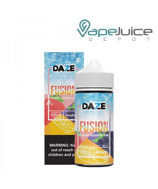 ICED Strawberry Blackberry Lemon 7 Daze Fusion 100ml