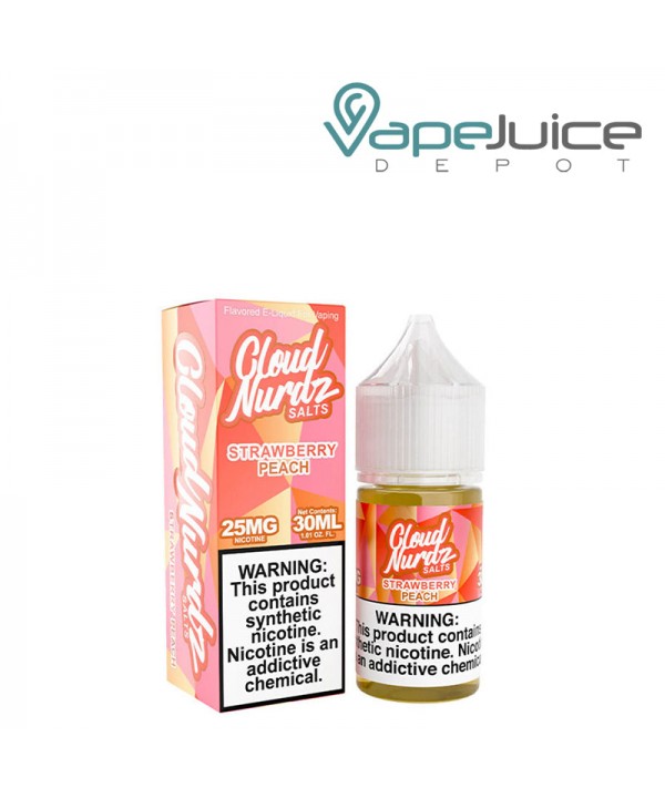 Strawberry Peach TFN Salts Cloud Nurdz 30ml