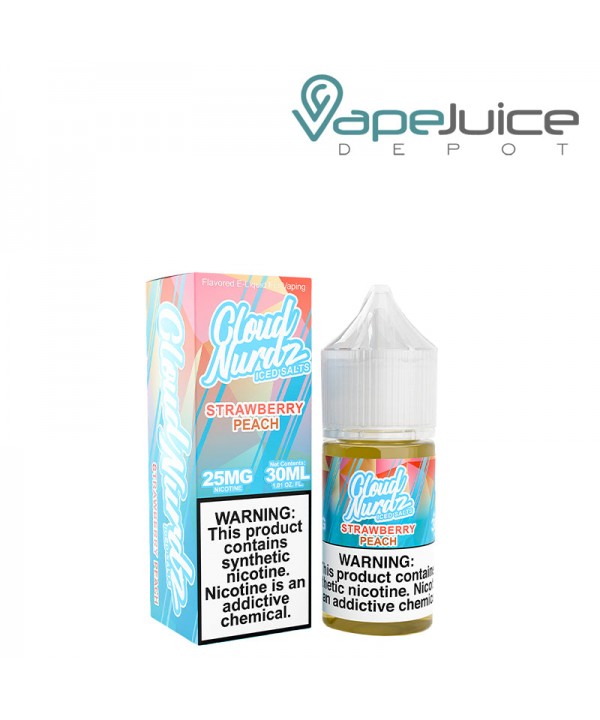 Strawberry Peach Ice TFN Salts Cloud Nurdz 30ml