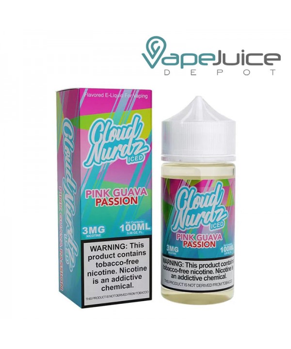 Pink Guava Passionfruit Iced TFN Cloud Nurdz 100ml