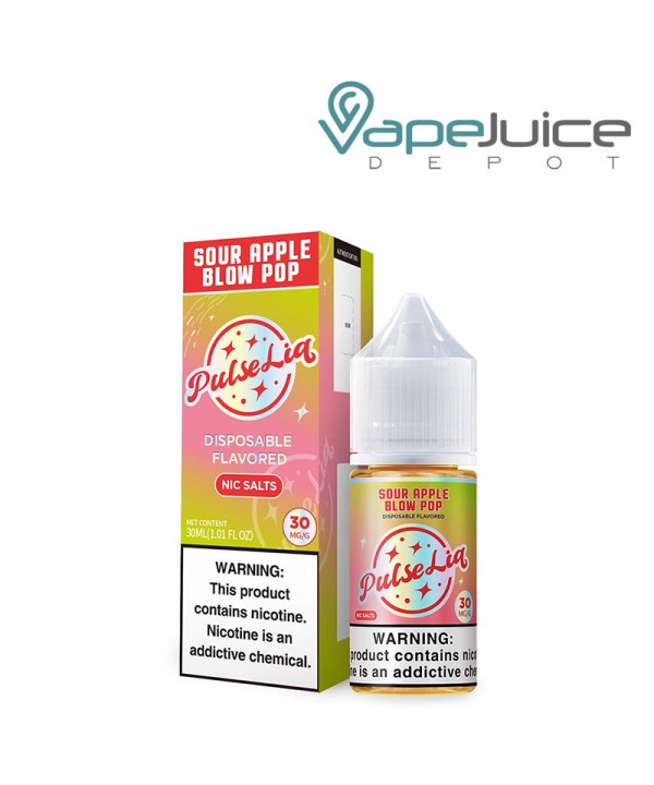 Sour Apple Blow Pop Pulse Liq Salts 30ml