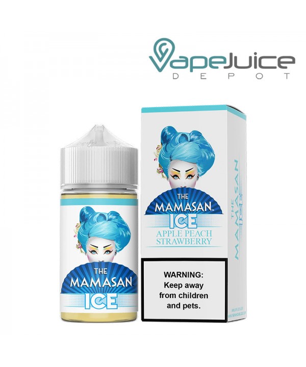 Apple Peach Strawberry ICE The Mamasan eLiquid 60m...