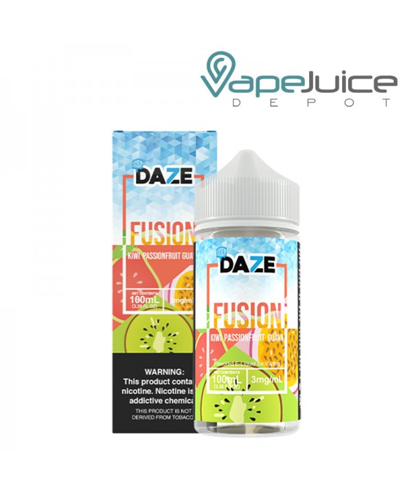 ICED Kiwi Passionfruit Guava 7 Daze Fusion 100ml