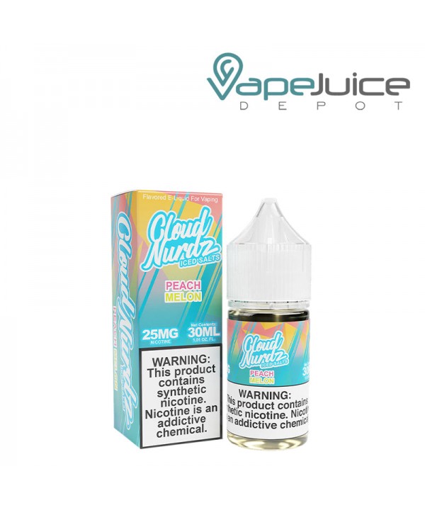 Peach Melon Ice TFN Salts Cloud Nurdz 30ml