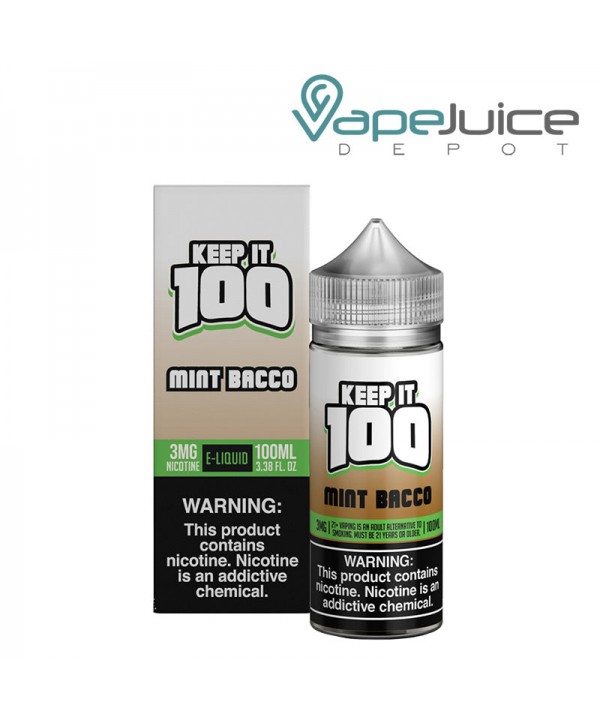 Mint Bacco Keep it 100 TFN eLiquid 100ml