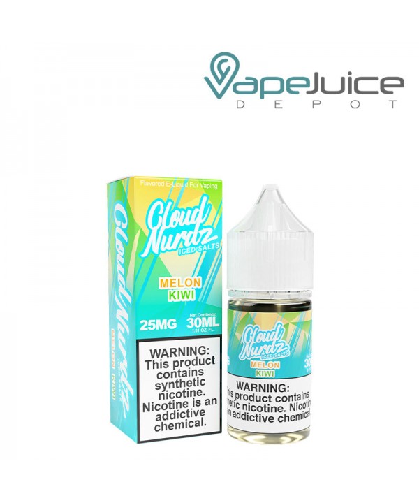Melon Kiwi ICED TFN Salts Cloud Nurdz 30ml