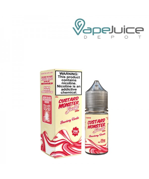 Strawberry Vanilla Custard Monster Swirl Salts 30m...