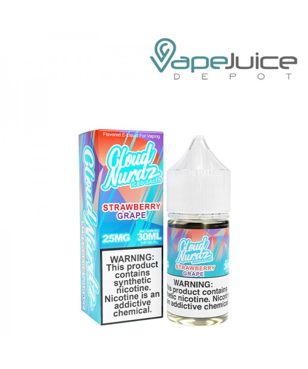 Strawberry Grape ICED TFN Salts Cloud Nurdz 30ml