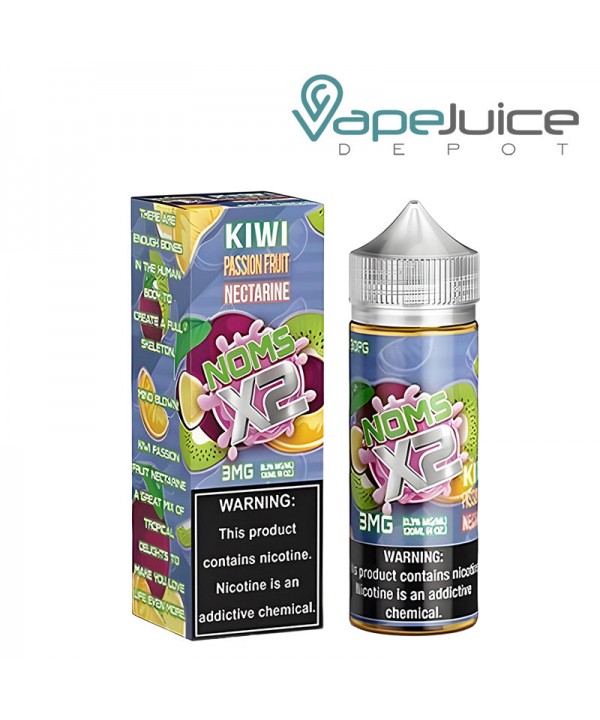 Kiwi Passion Fruit Nectarine NOMS X2 120ml