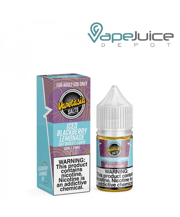 ICED Blackberry Lemonade Vapetasia Salts 30ml