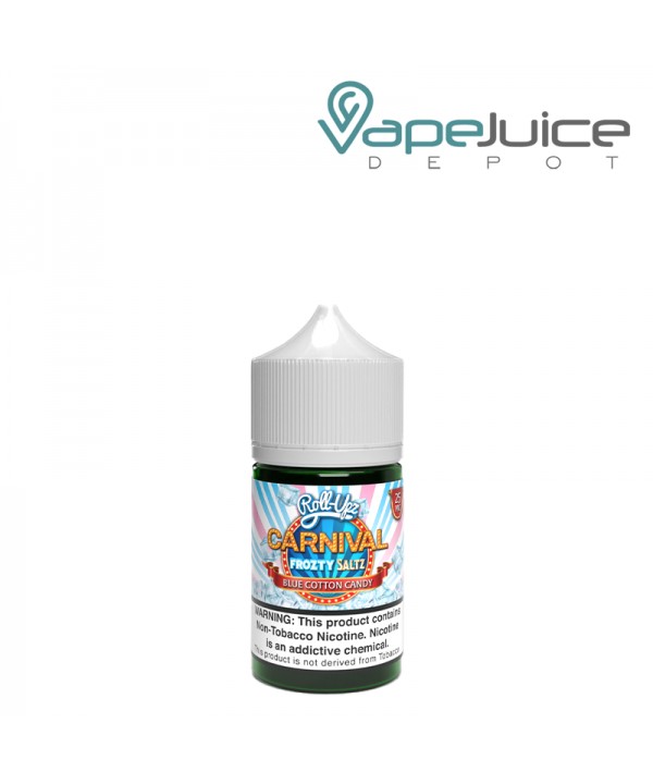 Blue Cotton Candy Frozty Carnival Roll Upz Salt 30...