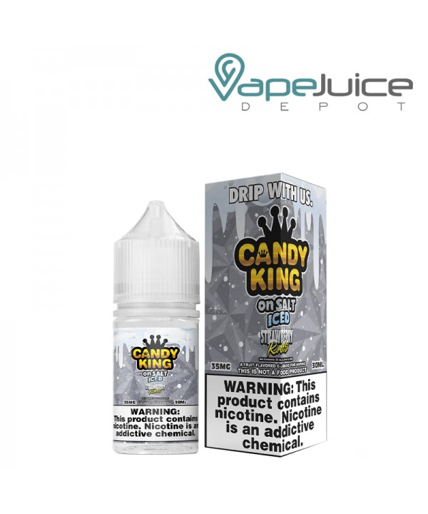 Iced Strawberry Rolls Candy King On Salt 30ml