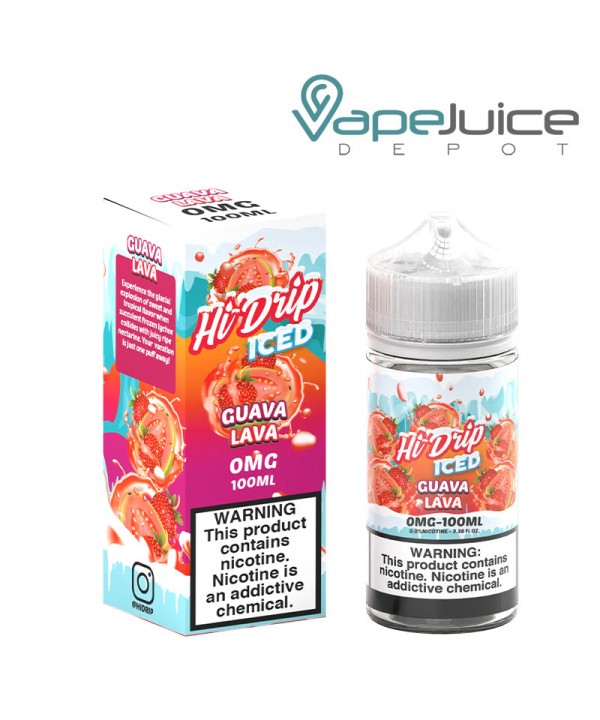 ICED Guava Lava Hi-Drip eLiquid 100ml