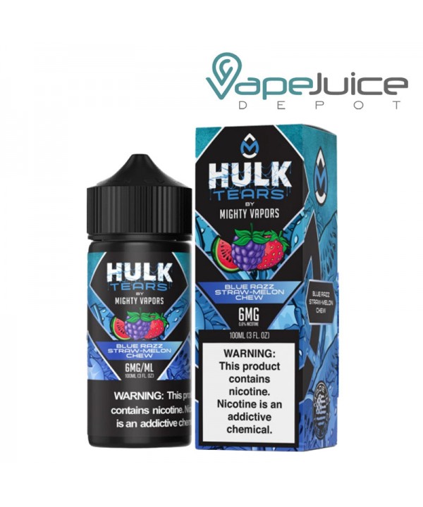 Blue Razz Straw Melon Chew Hulk Tears 100ml