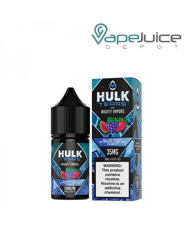 Blue Razz Straw Melon Chew Hulk Tears Salts 30ml