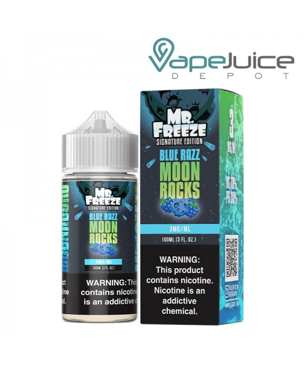 Blue Razz Moonrocks Mr Freeze 100ml