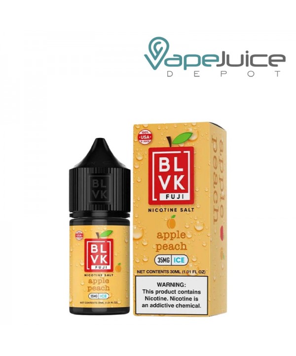 Apple Peach Ice BLVK Fuji Salt 30ml