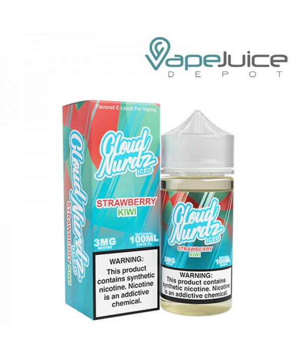 Strawberry Kiwi Iced TFN Cloud Nurdz 100ml