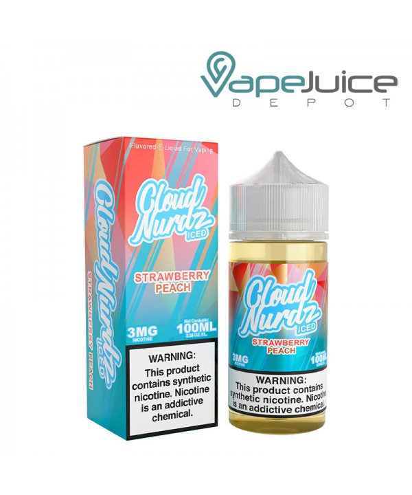 Strawberry Peach Ice TFN Cloud Nurdz 100ml