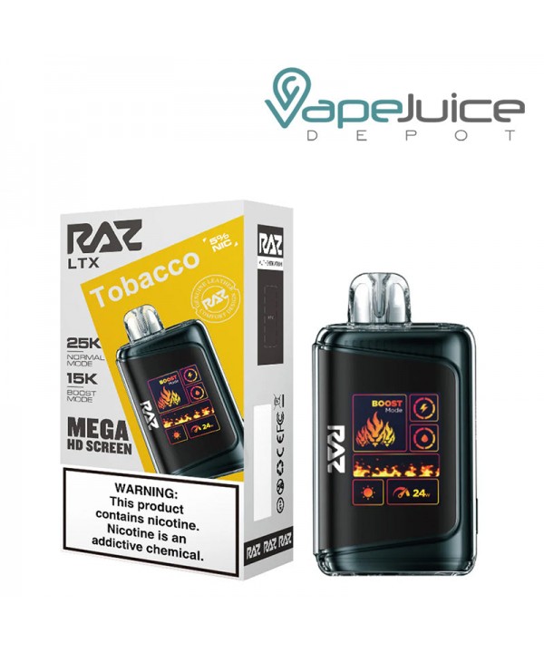 RAZ LTX25000 Tobacco Disposable