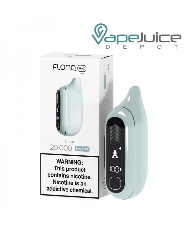 Flonq Max Pro 20000 Clear Disposable