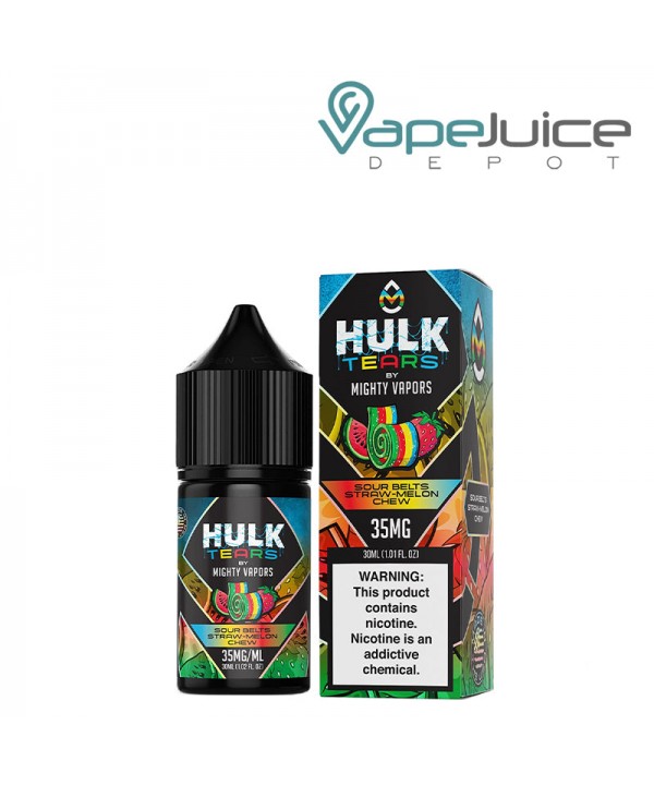 Sour Belts Straw Melon Chew Hulk Tears Salts 30ml