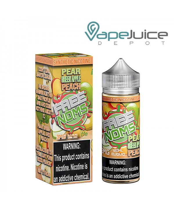 Pear Green Apple Peach FreeNoms TFN 120ml