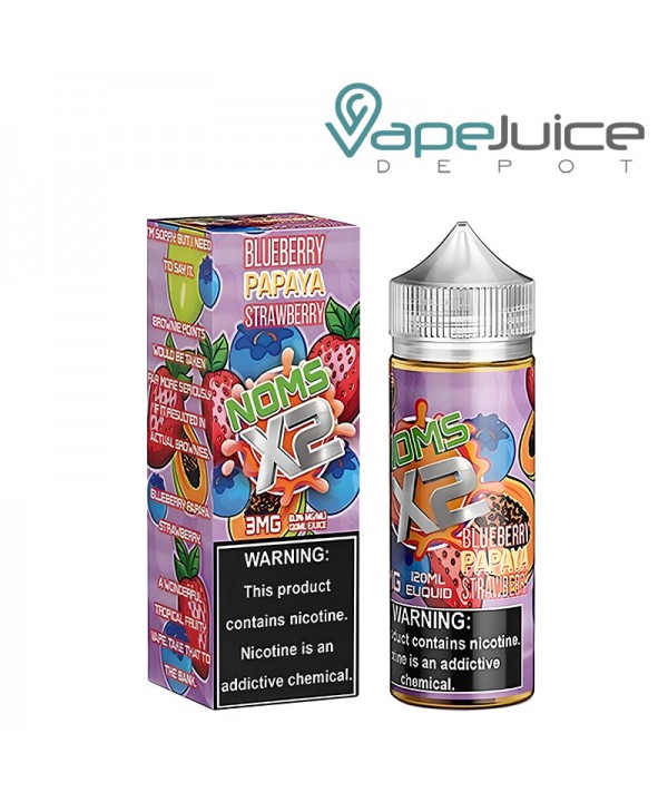 Blueberry Papaya Strawberry NOMS X2 120ml